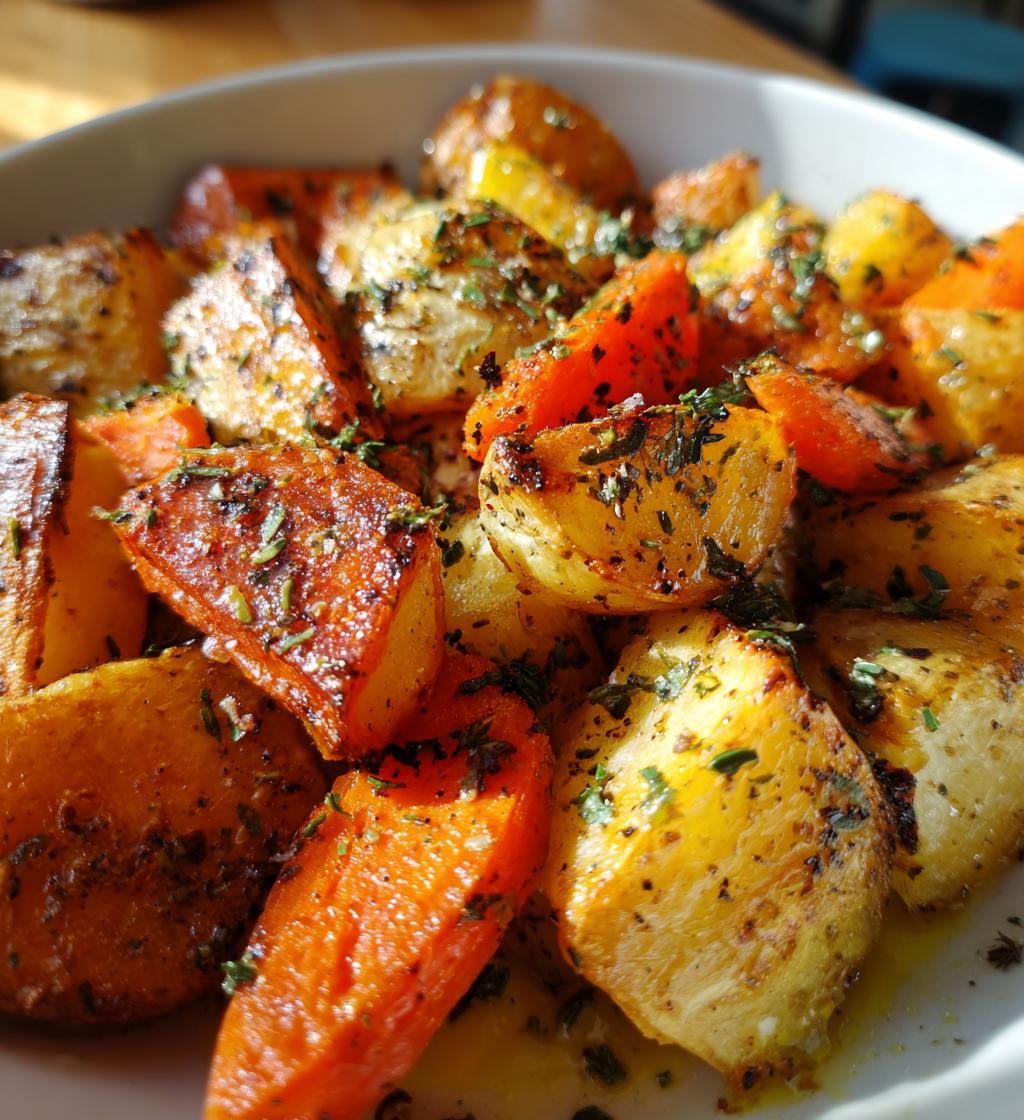 roast potatoes and carrots