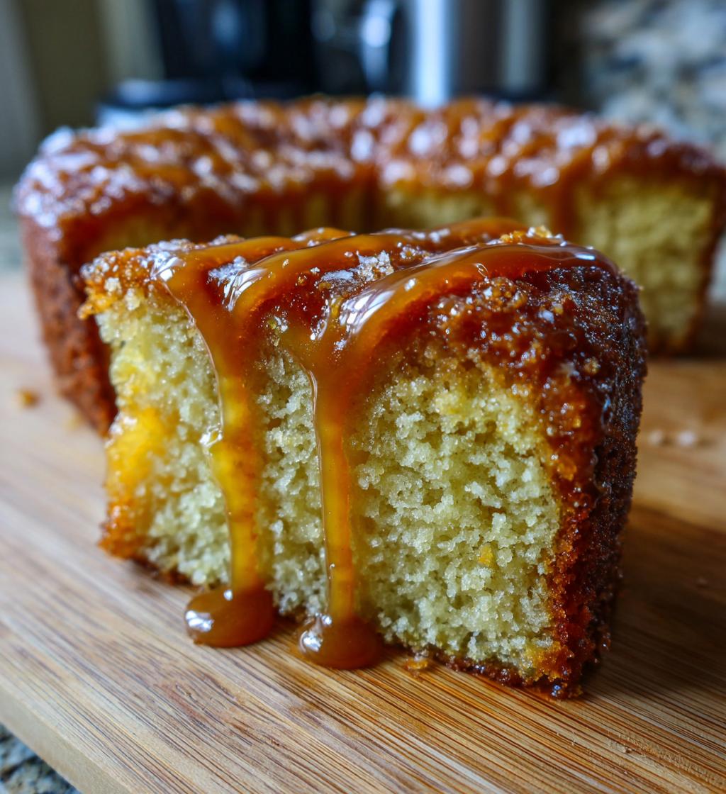 salted caramel kentucky butter cake
