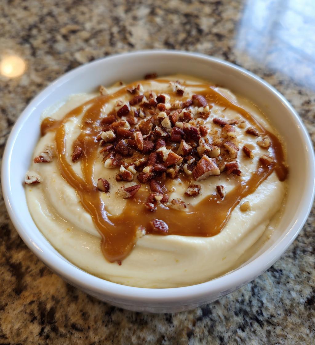 salted caramel pecan cheesecake dip