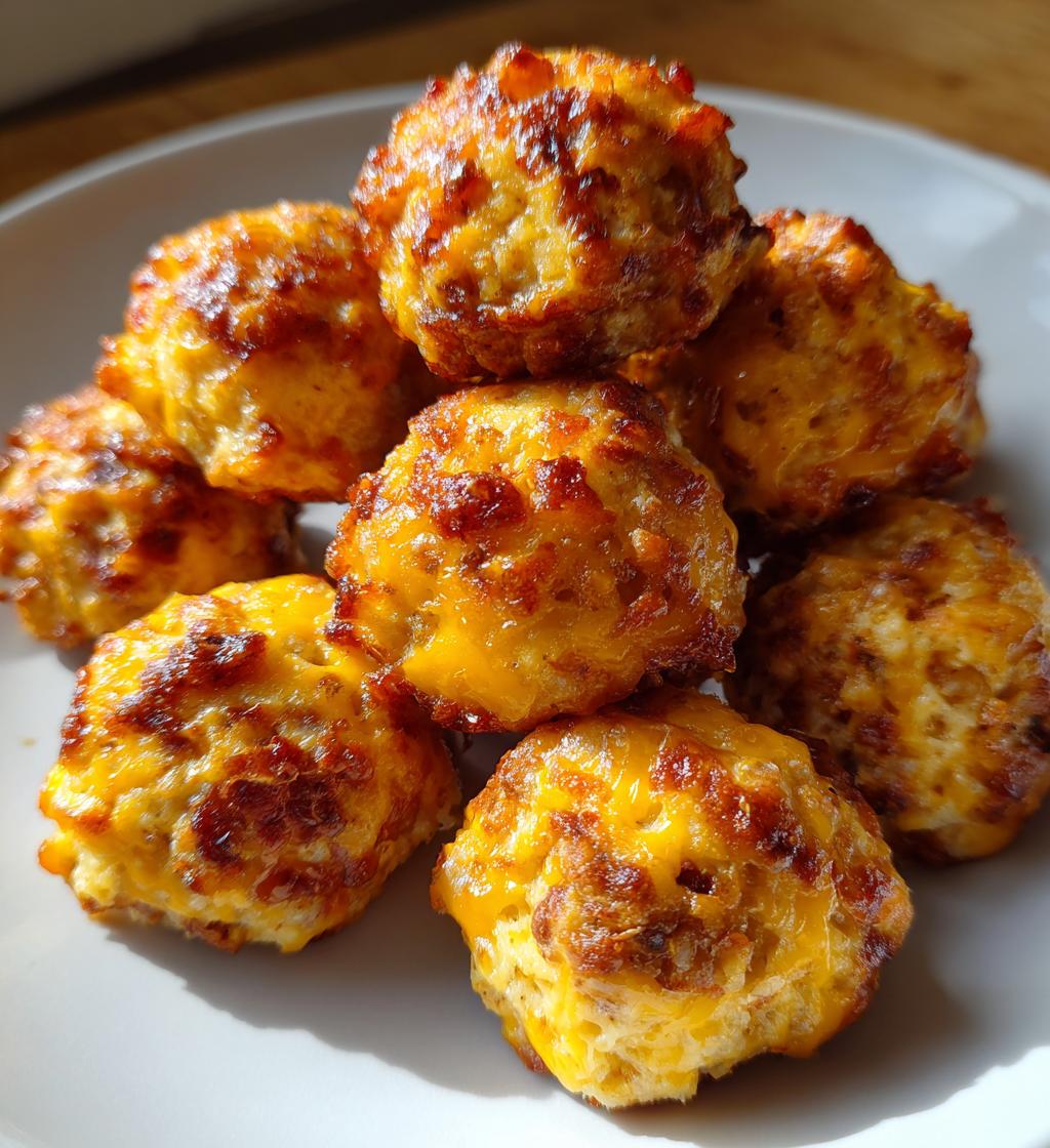 sausage balls with cream cheese