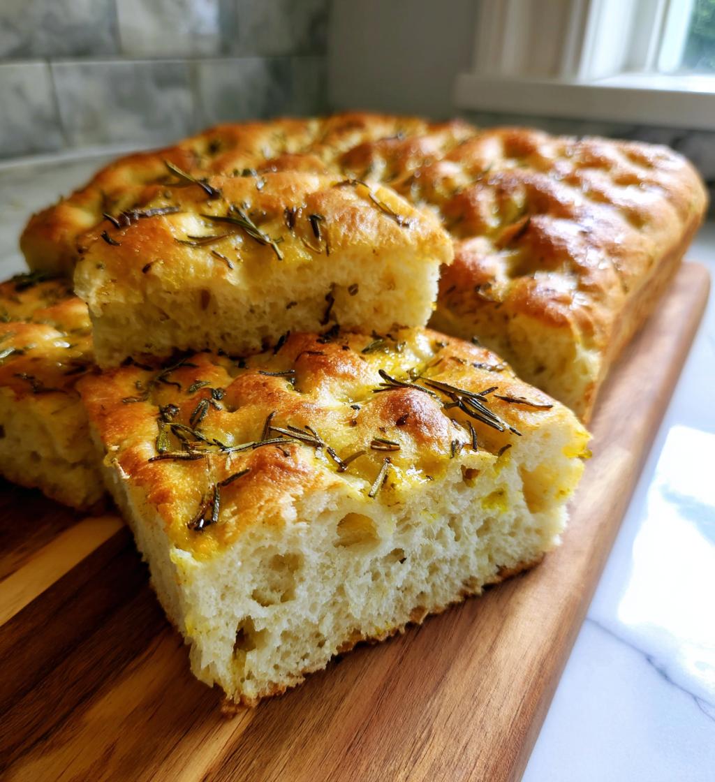 simple focaccia bread