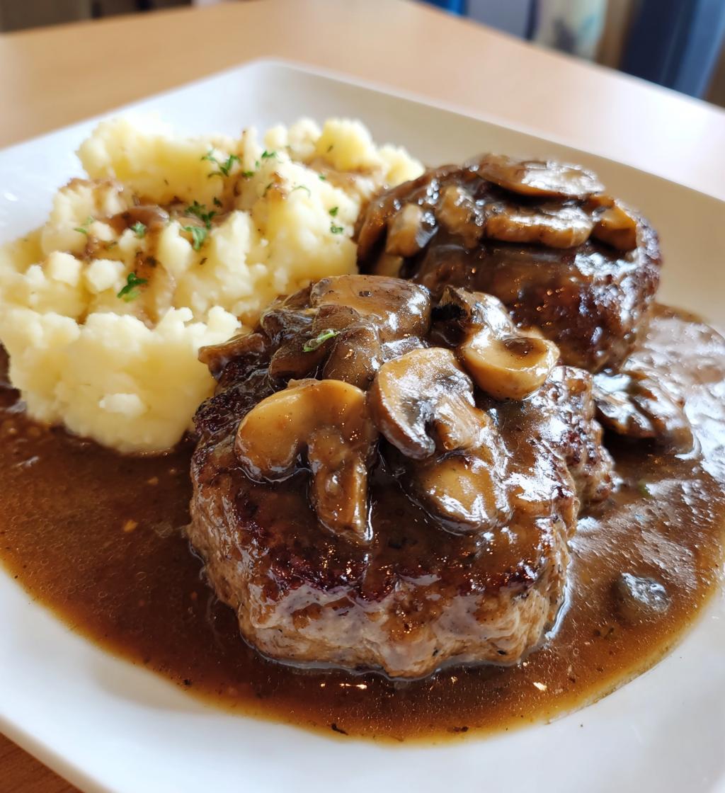 slow cooker salisbury steak recipe