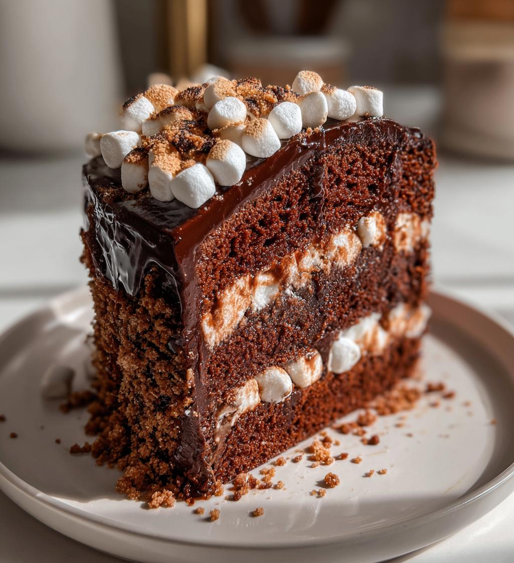 smores loaf cake