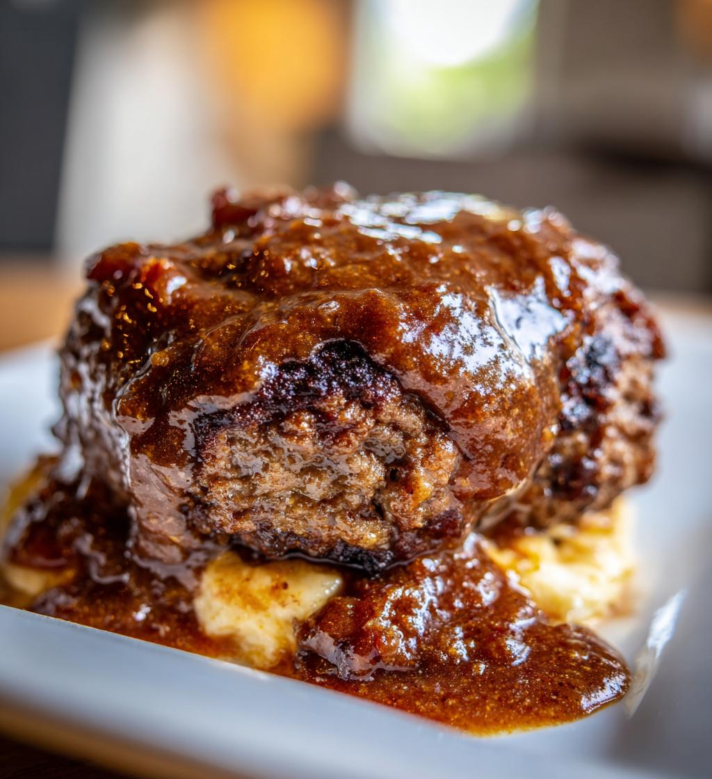 smothered hamburger steak