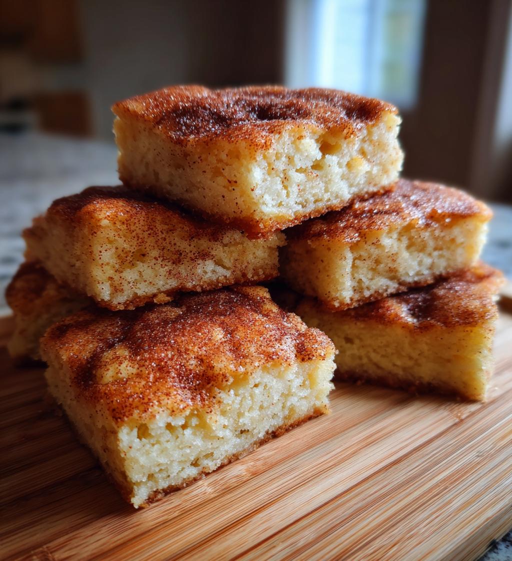snickerdoodle cookie bars