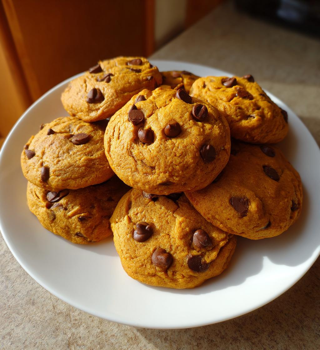 soft pumpkin chocolate chip cookies recipe