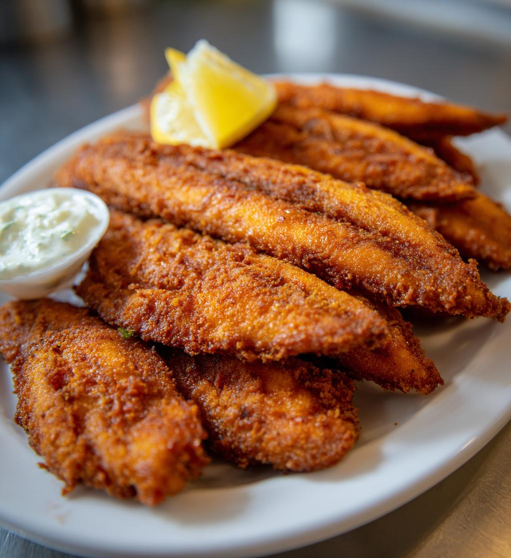 southern style fried fish