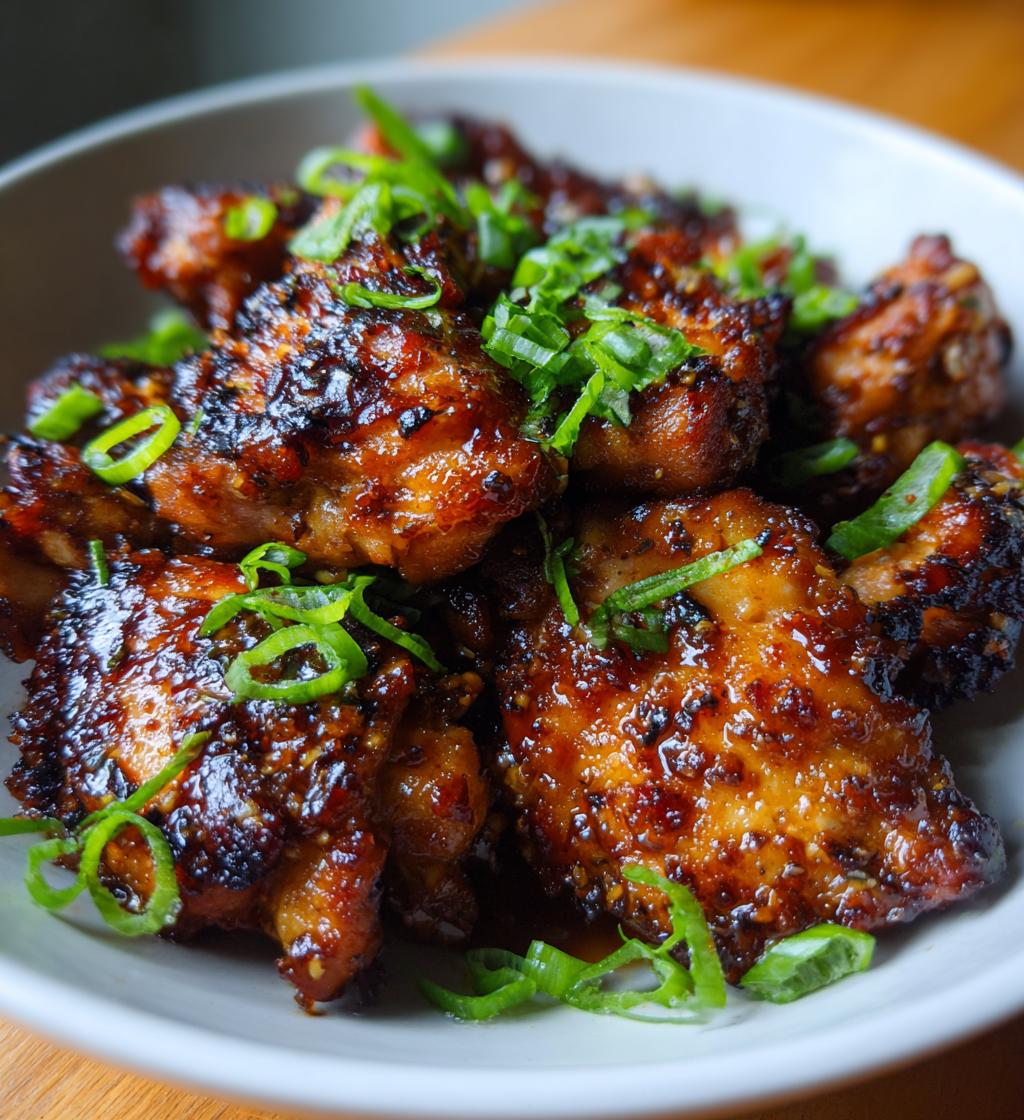 soy garlic chicken thighs