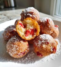 strawberry donut hole recipe