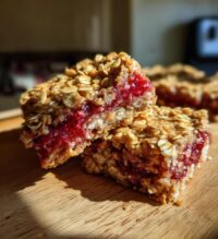 strawberry oatmeal bars