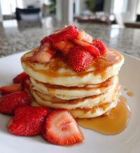 strawberry pancakes