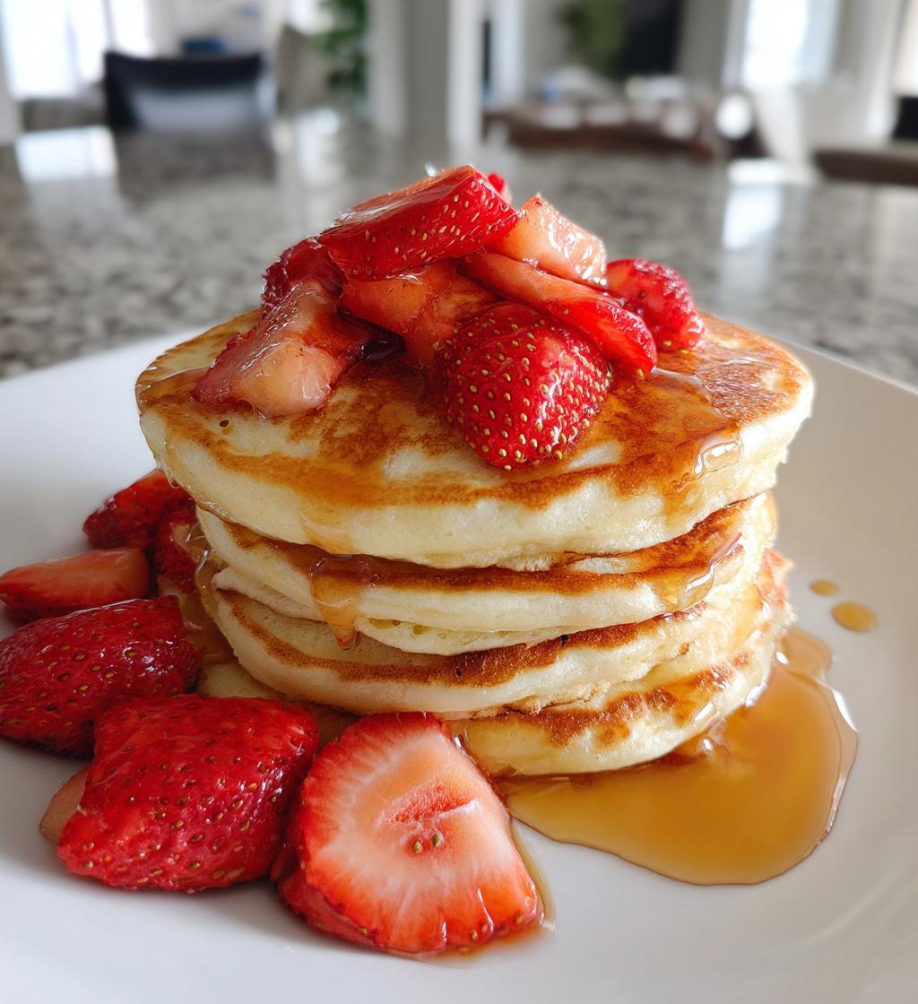strawberry pancakes