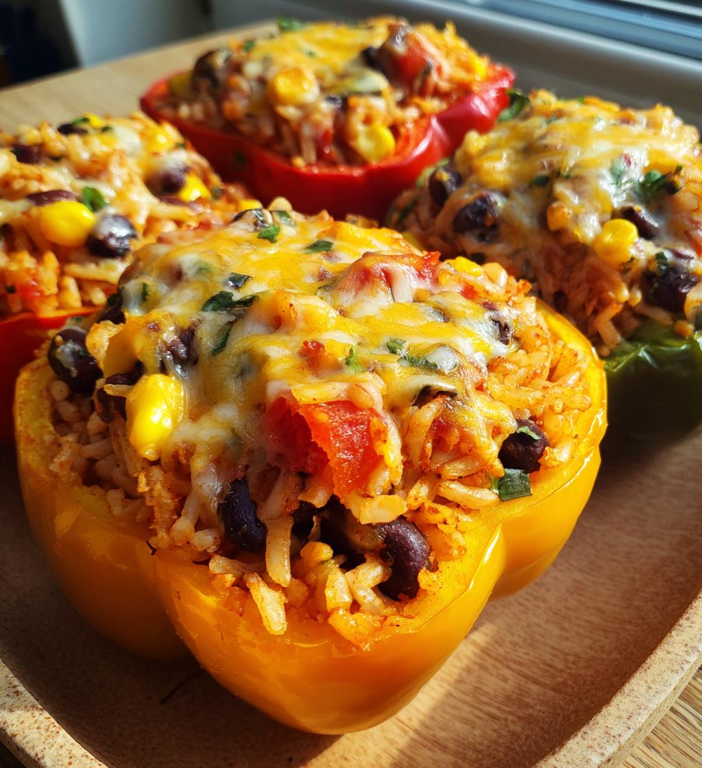 stuffed bell peppers vegetarian