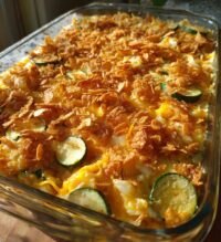 summer squash casserole with ritz crackers