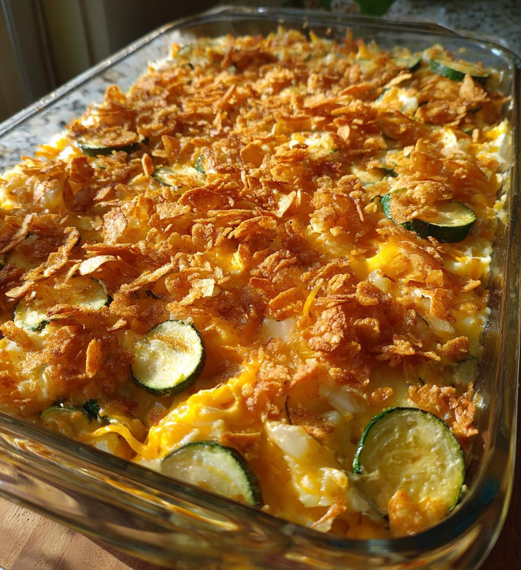 summer squash casserole with ritz crackers