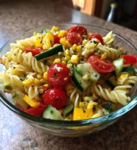 summer vegetable pasta salad