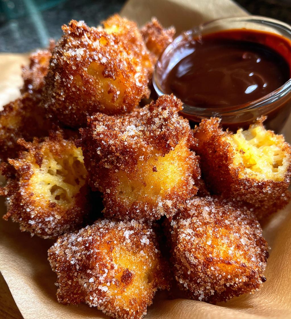sweet and salty churro bites