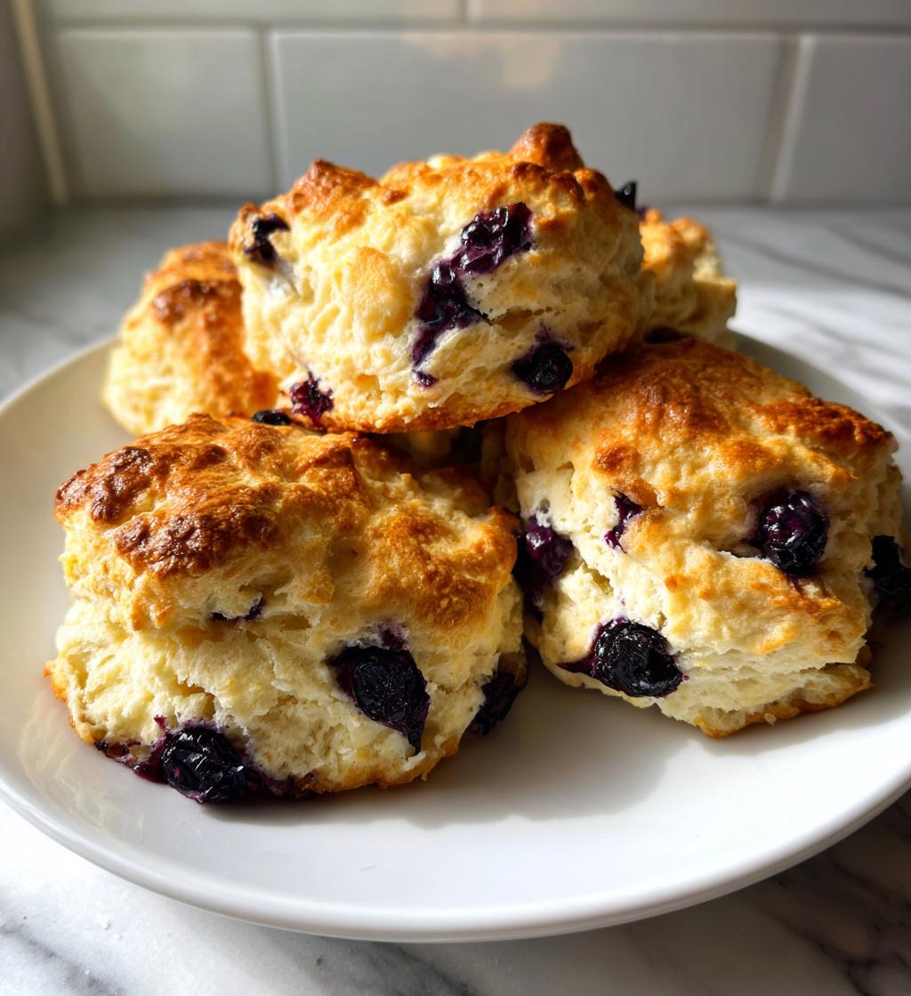 sweet blueberry biscuits 2