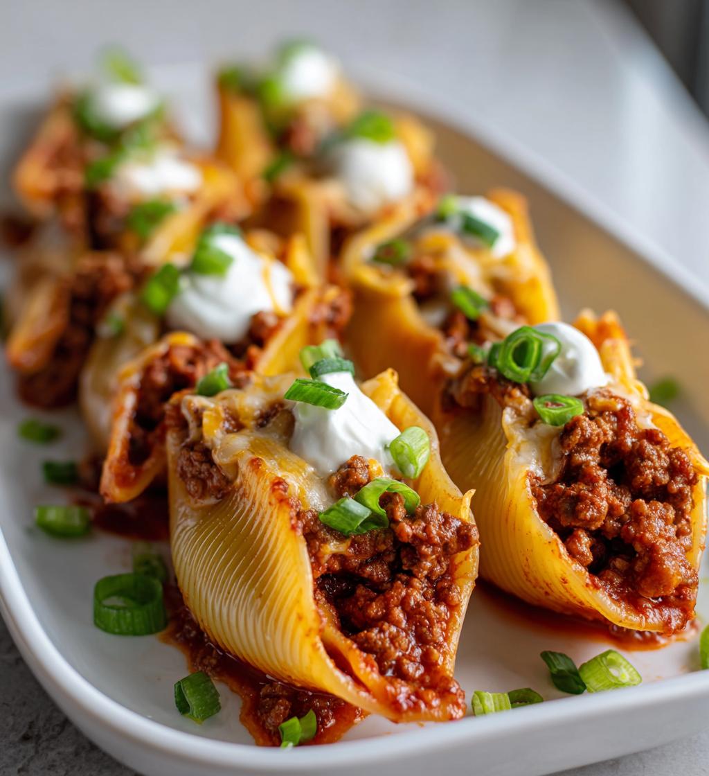 taco stuffed shells