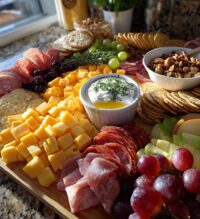 thanksgiving breakfast charcuterie board