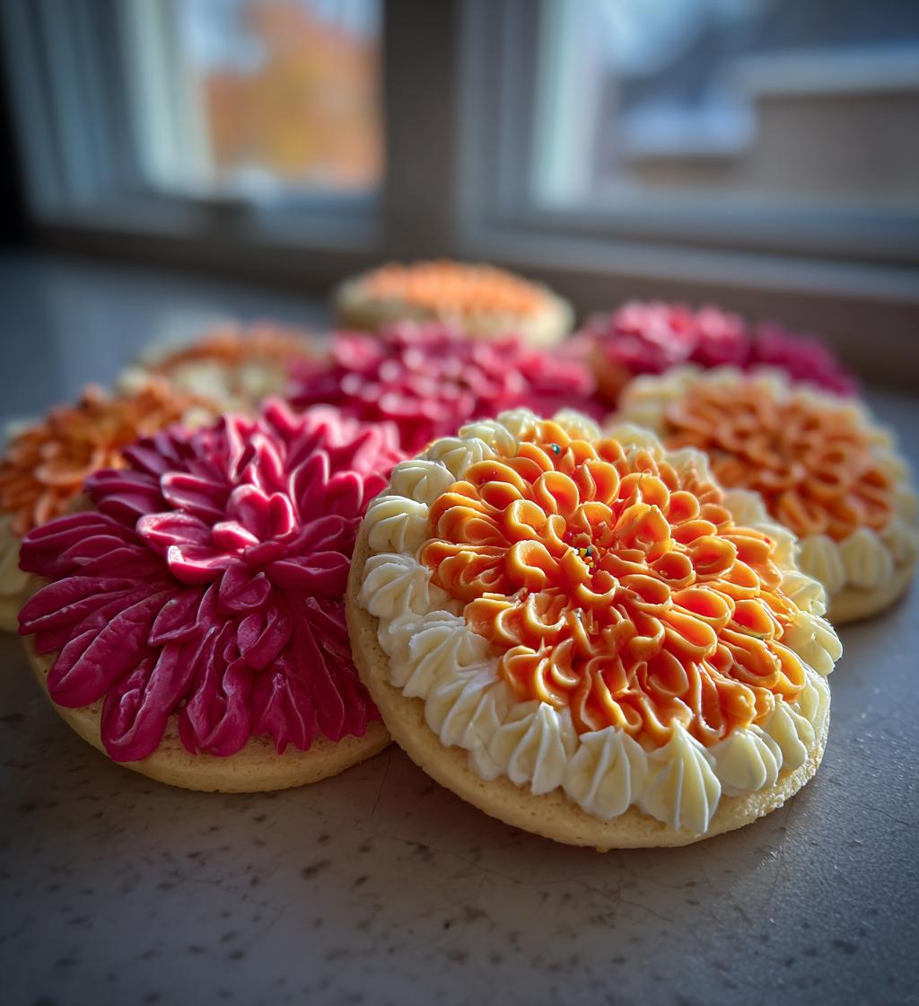 thanksgiving buttercream cookies