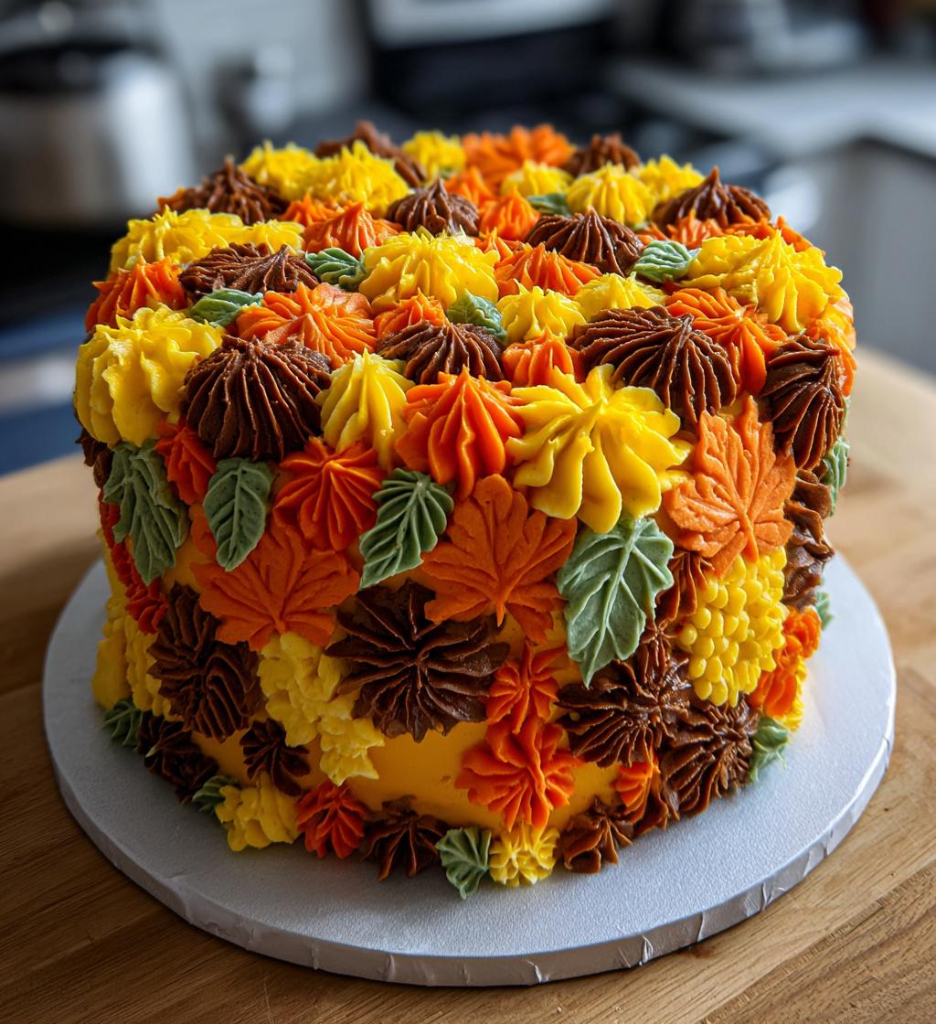 thanksgiving cake decorating easy
