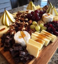 thanksgiving charcuterie board dessert