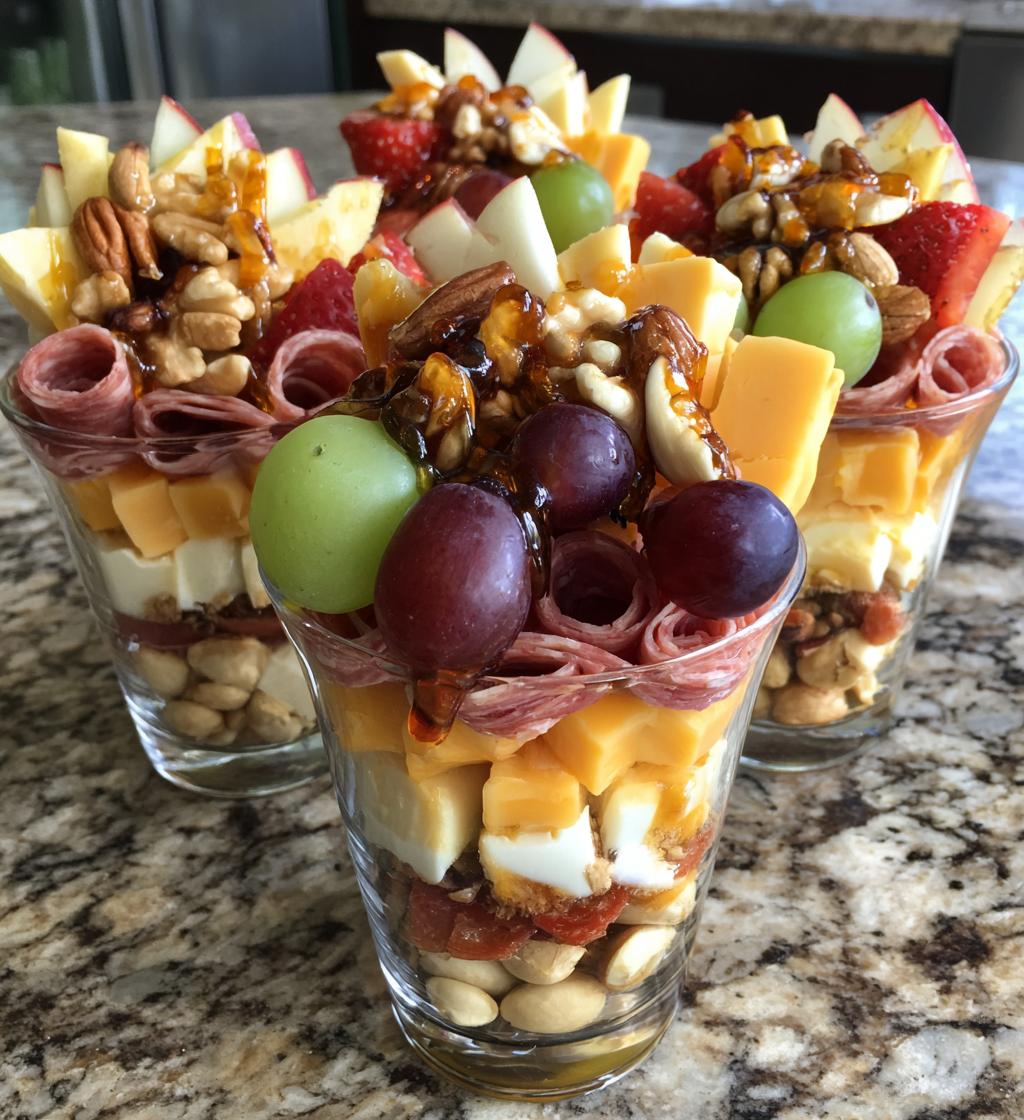 thanksgiving charcuterie cups