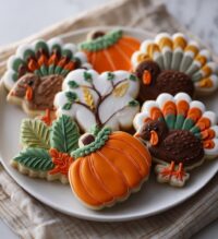 thanksgiving cookies royal icing