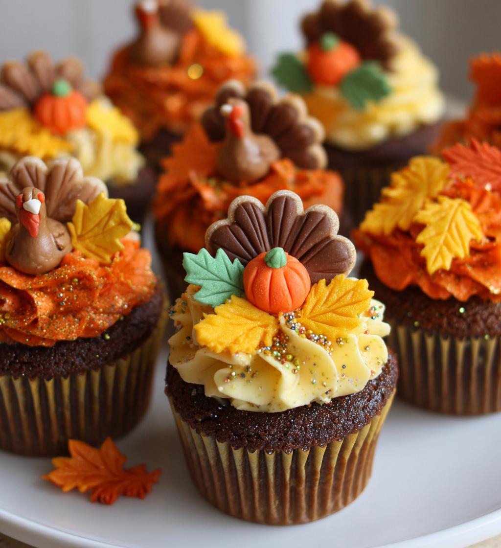 thanksgiving cupcake decorating ideas