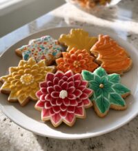 thanksgiving decorated cookies
