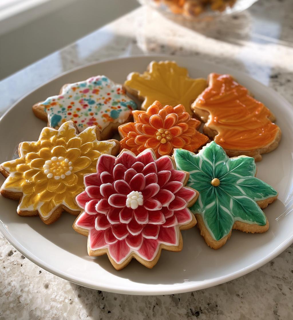 thanksgiving decorated cookies