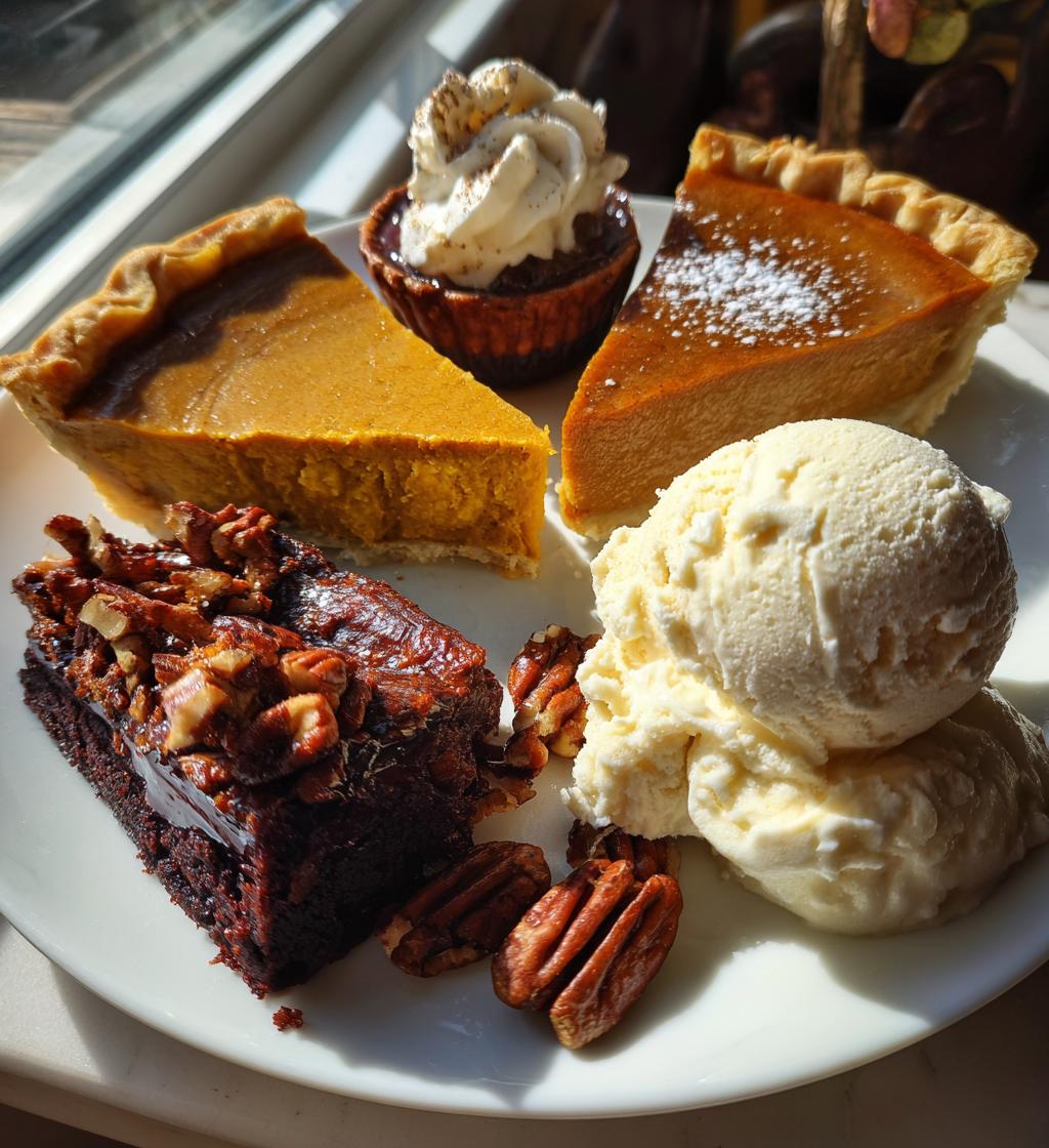 thanksgiving desserts table