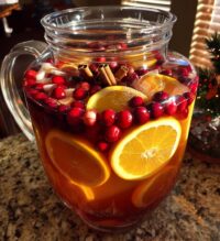 thanksgiving drink station