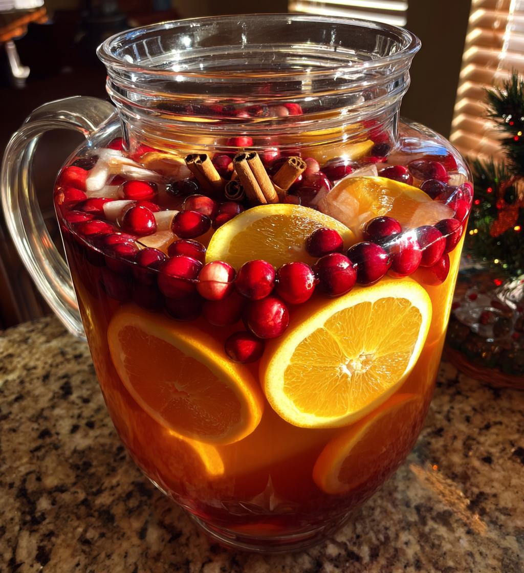 thanksgiving drink station