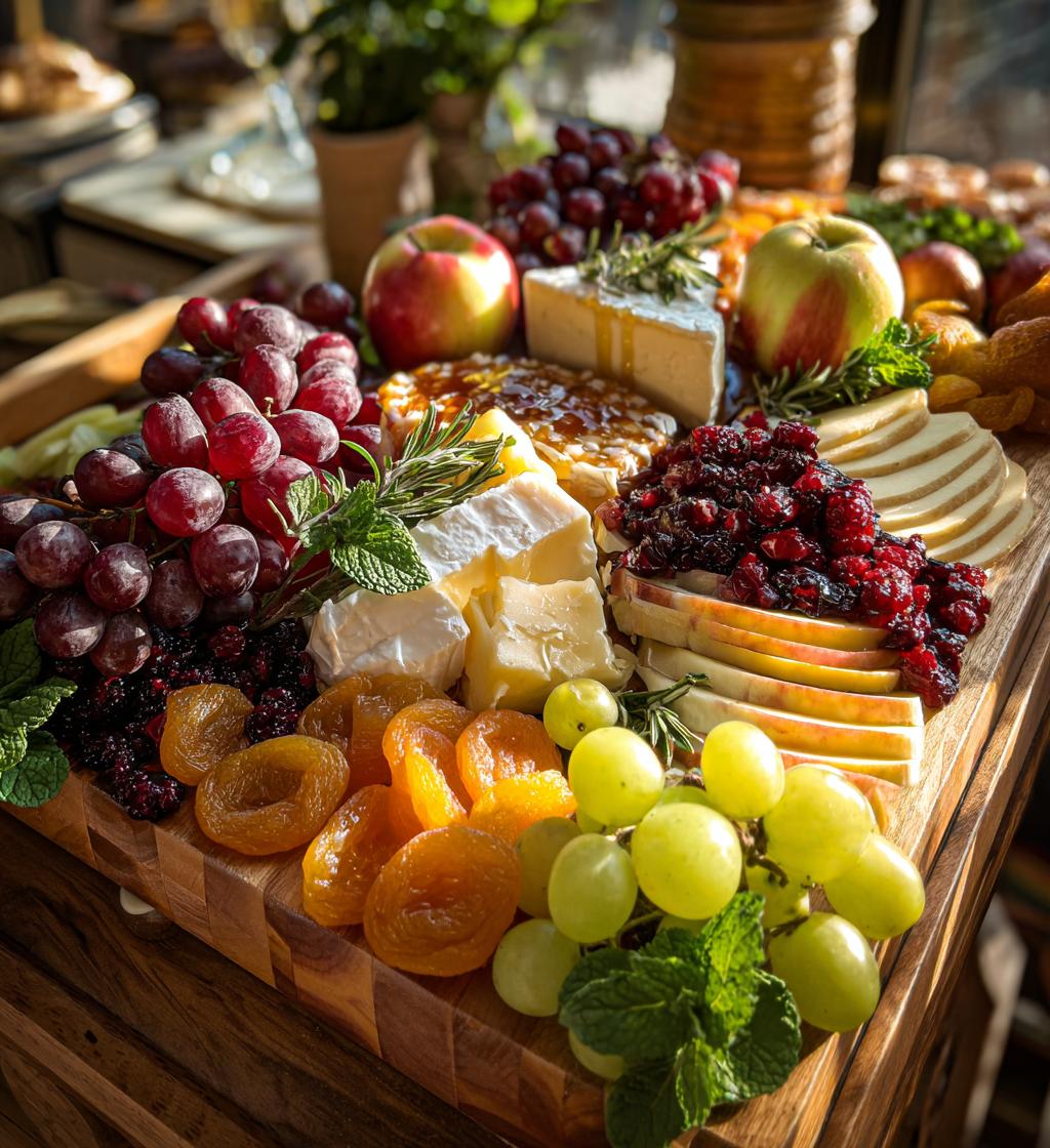 thanksgiving fruit charcuterie board