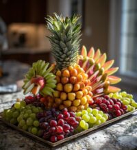 thanksgiving fruit turkey