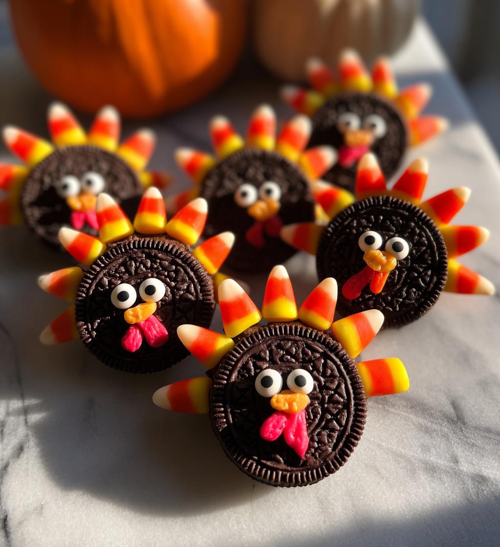 thanksgiving oreo turkeys