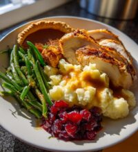 thanksgiving plate aesthetic