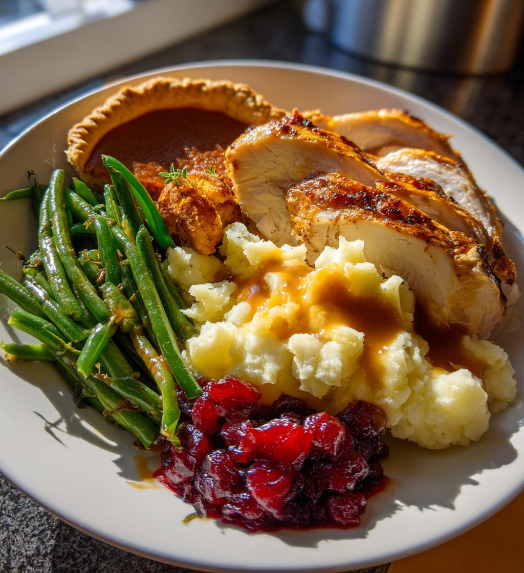 thanksgiving plate aesthetic