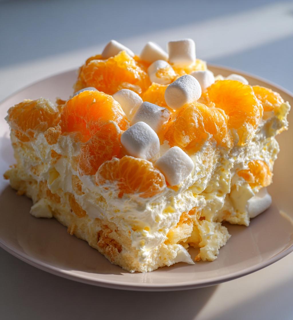 the best orange fluff recipe