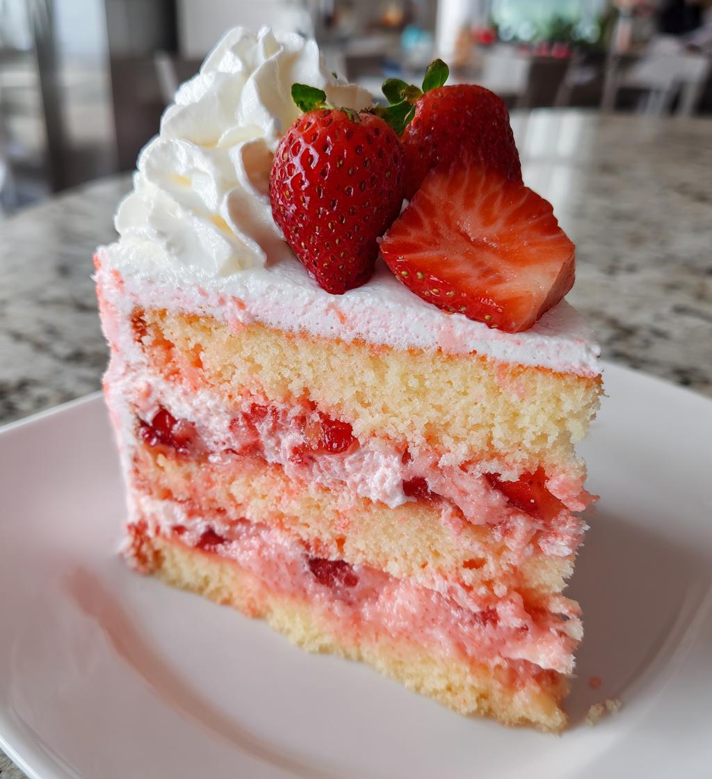 the best strawberry cake ever