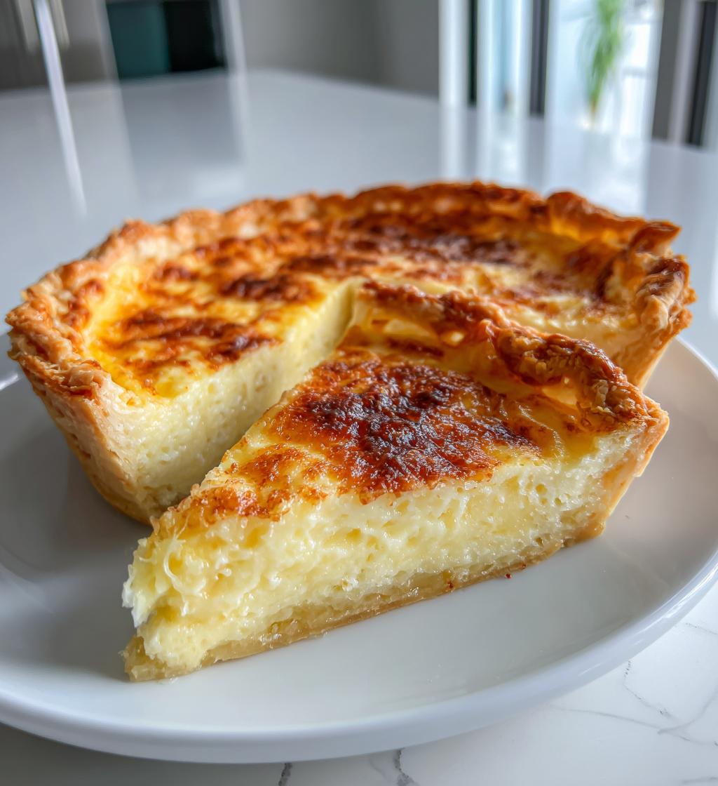 the old fashioned custard pie