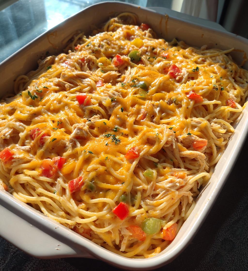 ultimate chicken spaghetti