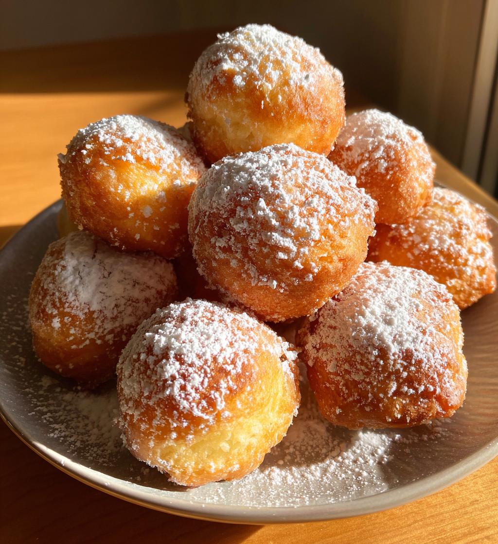 vanilla french beignets