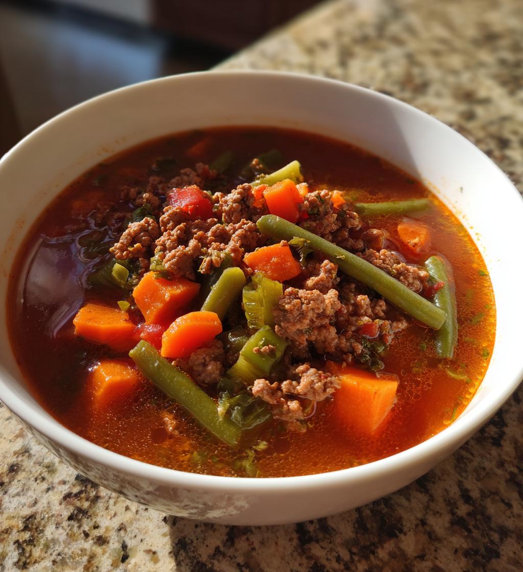 weight watchers hamburger soup