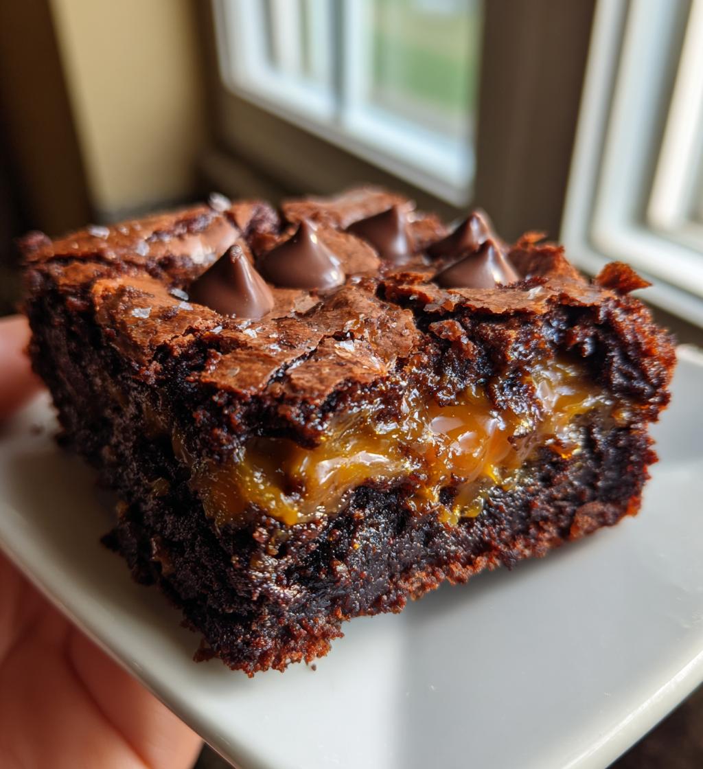 worlds best caramel brownies