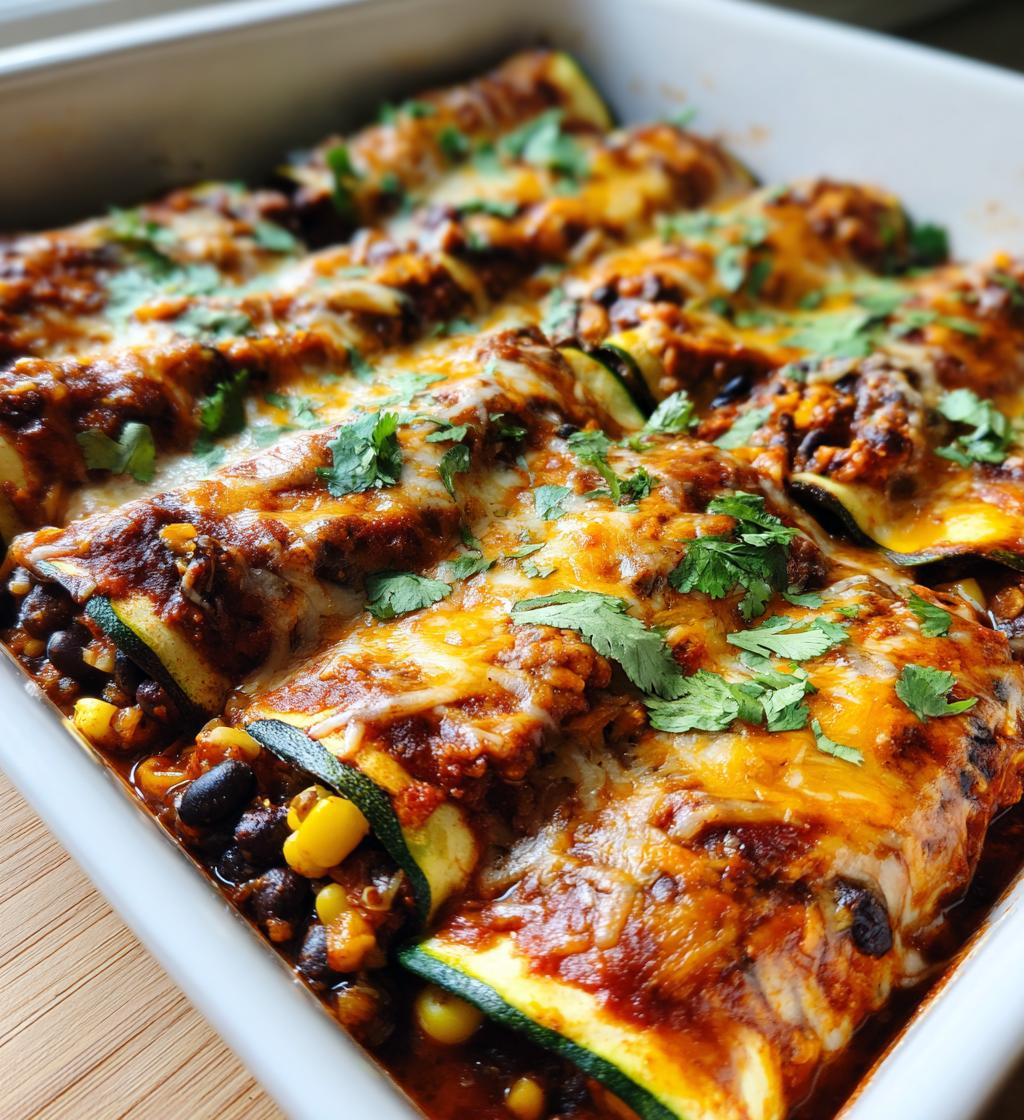 zucchini enchiladas