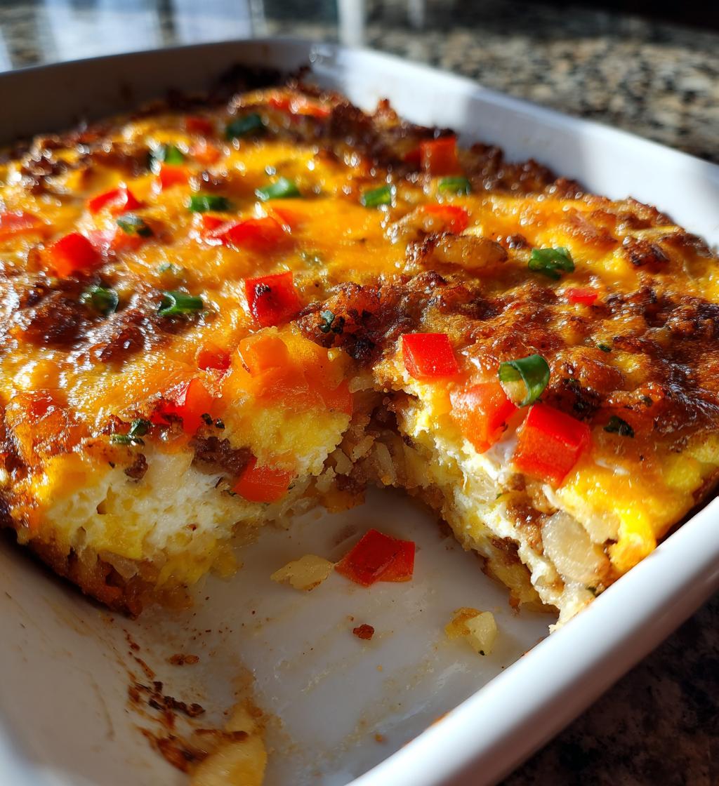 breakfast casserole with hashbrowns