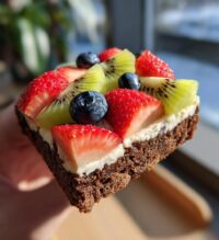brownie fruit pizza